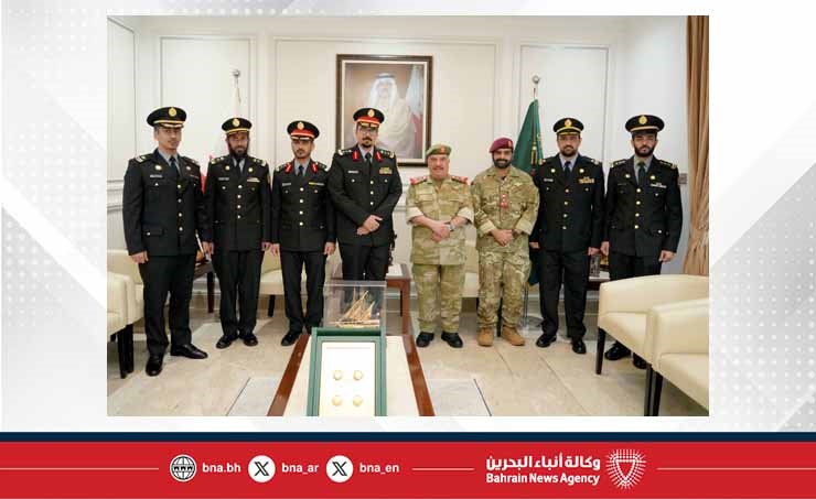 مدير أركان الحرس الوطني يستقبل وفدا من وزارة الحرس الوطني السعودي